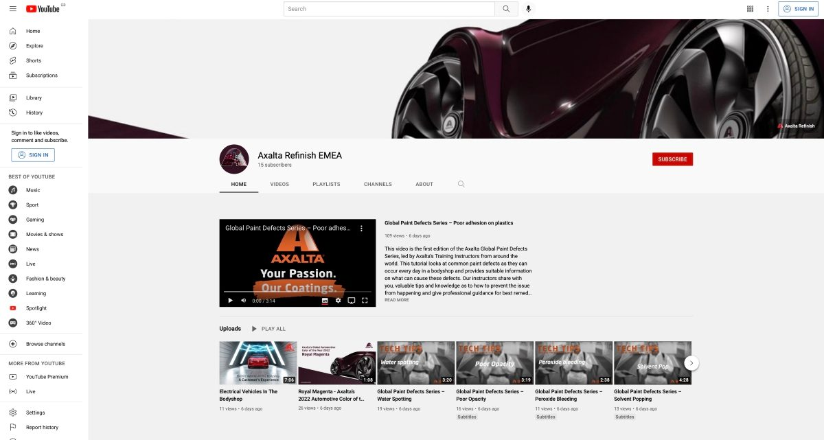 Axalta Tech Tips Global Paint Defects YouTube